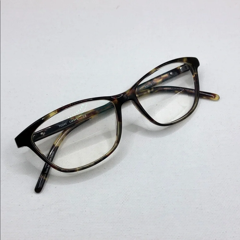 Tom Davies td245 glasses FRAME handmade tortoise 51-14-135 unisex classic style